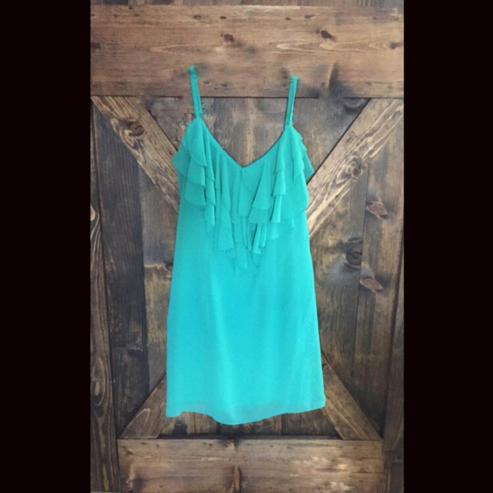 Teal Flirty Dress