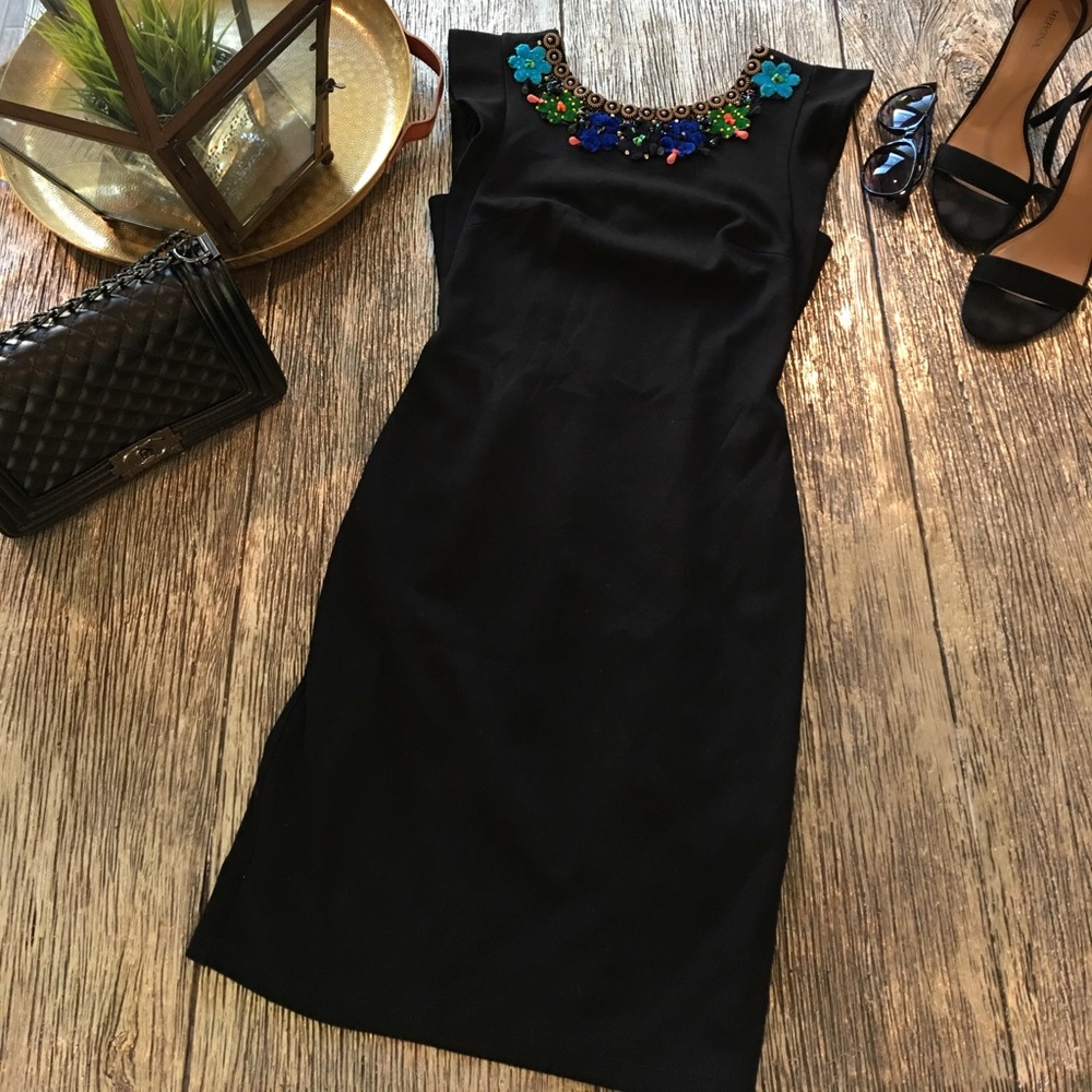 🔥🔥EUC Bailey 44 Beaded Bodycon Chic Dress