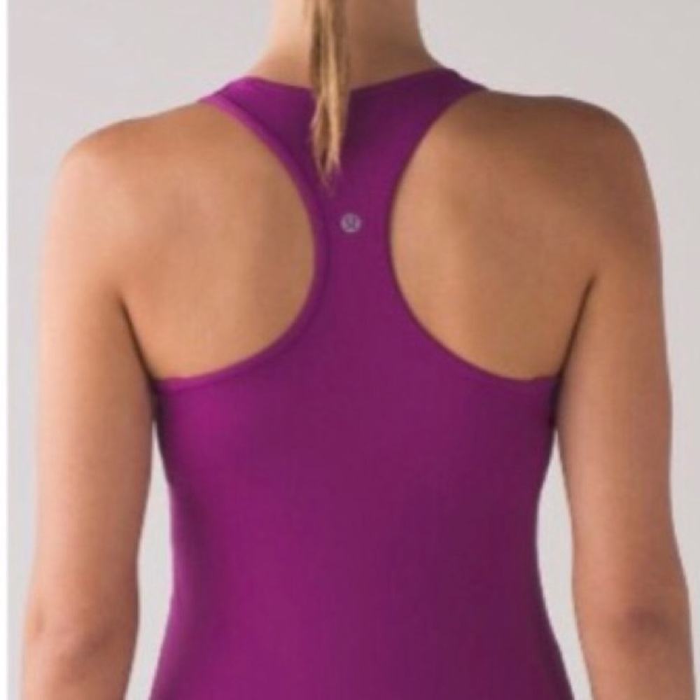 Lululemon Cool Racerback CRB Tank-Regal Plum, Sz 6 - Picture 1 of 4