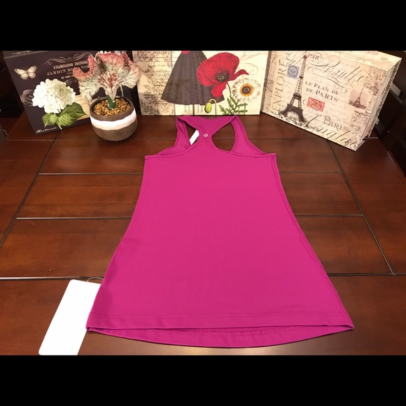 Lululemon Cool Racerback CRB Tank-Regal Plum, Sz 6 - Picture 3 of 4