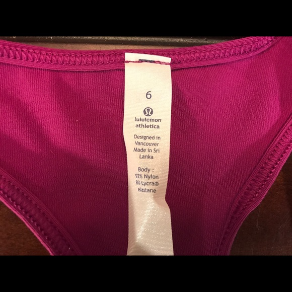 Lululemon Cool Racerback CRB Tank-Regal Plum, Sz 6 - Picture 4 of 4