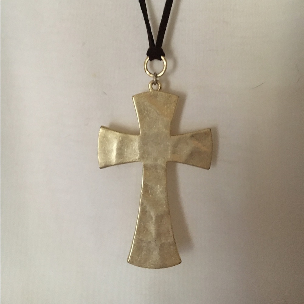 Gold Cross Pendant necklace