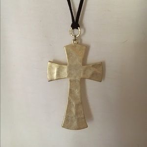 Gold Cross Pendant necklace