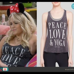 Spiritual Gangster - Peace/Love/Yoga Tank - XS blk