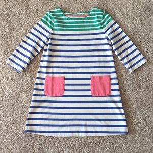 Mini Boden Striped Dress Girl