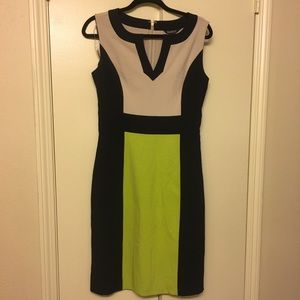 Color Block pencil dress
