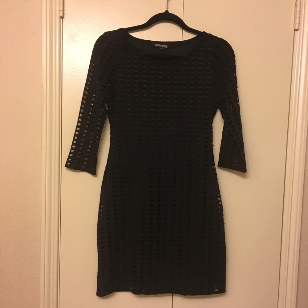 Black Express Cocktail Dress
