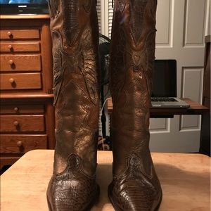 PARA RAIO leather cowboy boots size 10