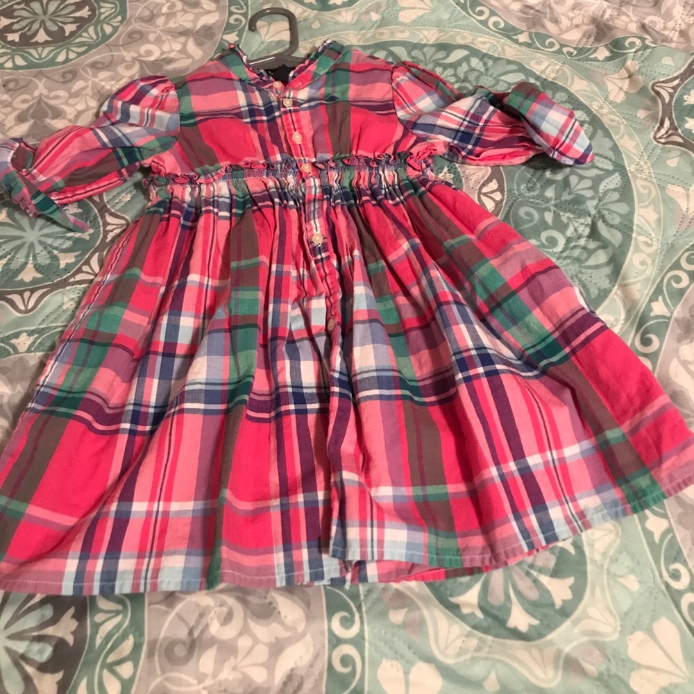Toddler girls multicoloured Ralph Lauren dress