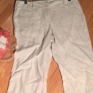 Ann Taylor Loft- linen Marisa Trouser