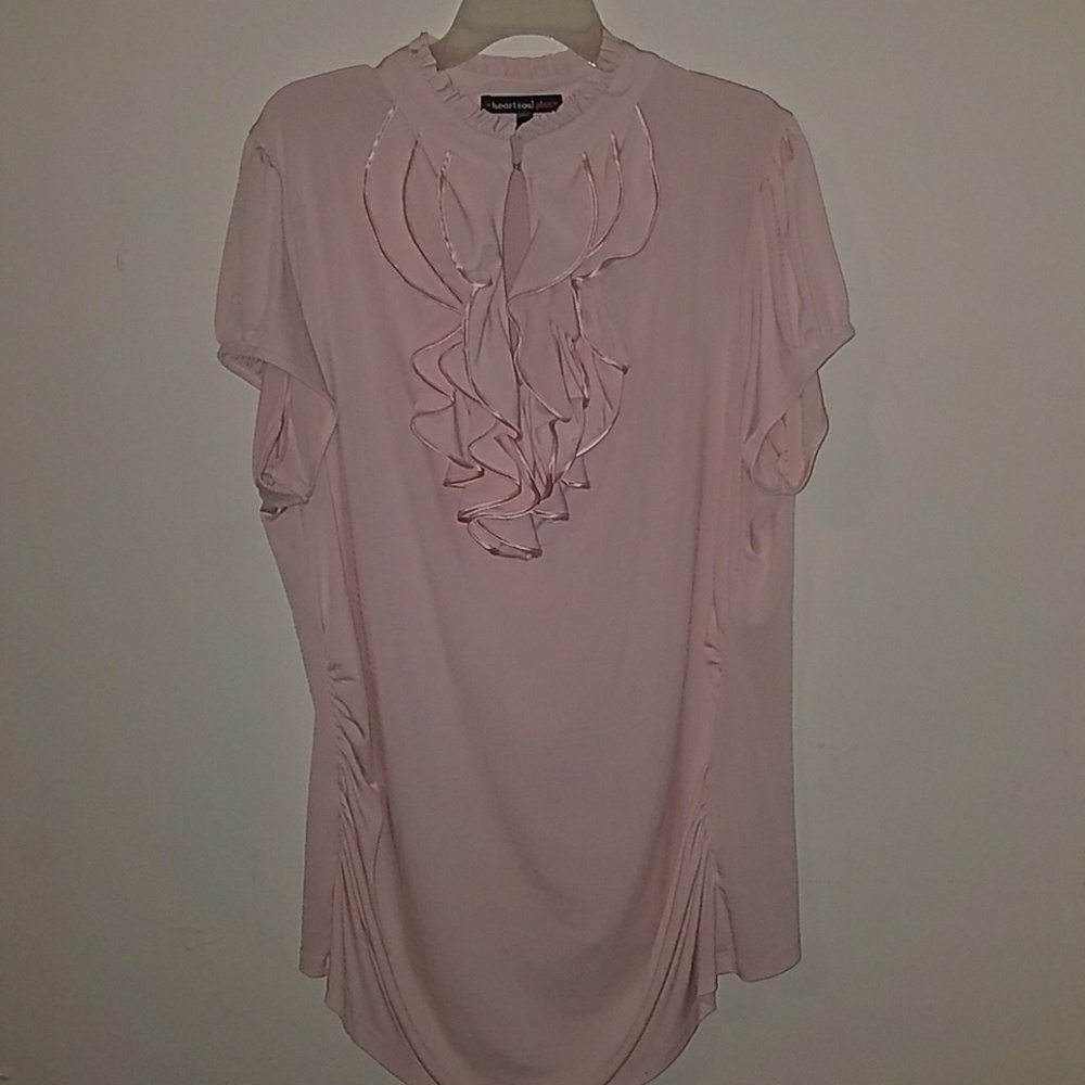 Plus Size Pink Top, size 3x