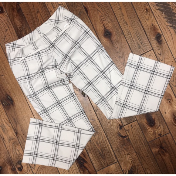 New York & Company Pants - White Bootleg Trousers 7th Ave Studio Design New York & Company Pants - White Bootleg Trousers 7th Ave Studio Design