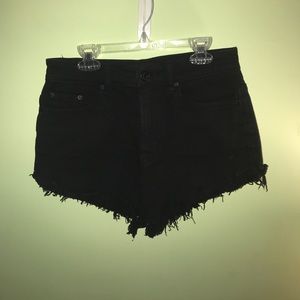 Urban Outfitters high waisted black shorts