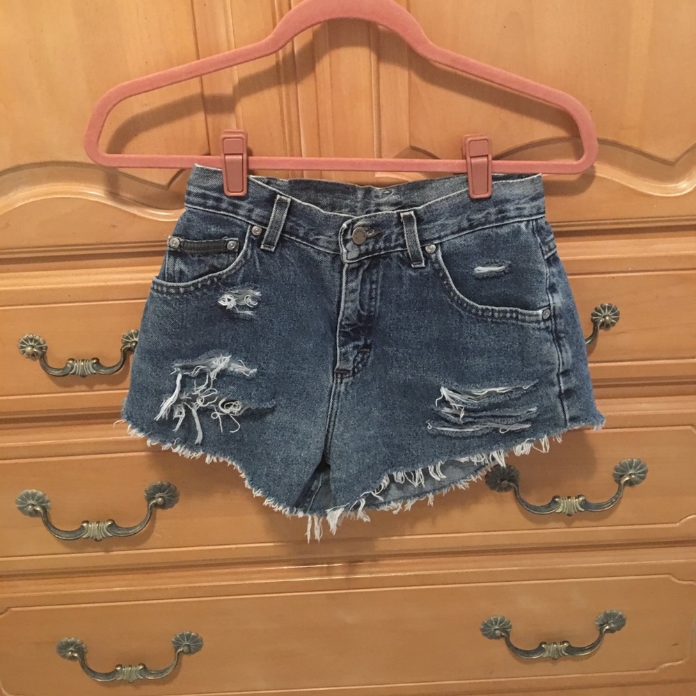 High waisted shorts