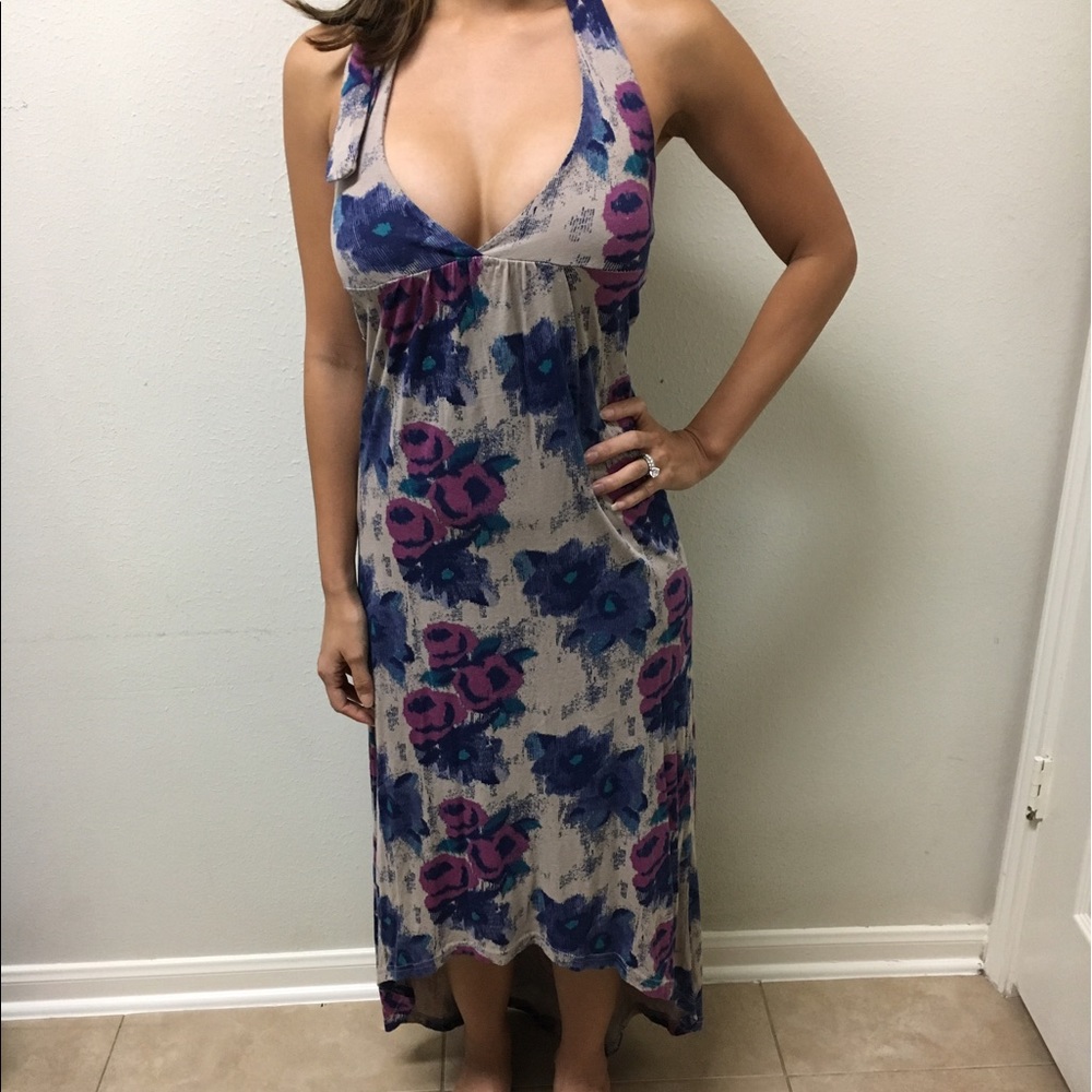 Sexy high low maxi dress