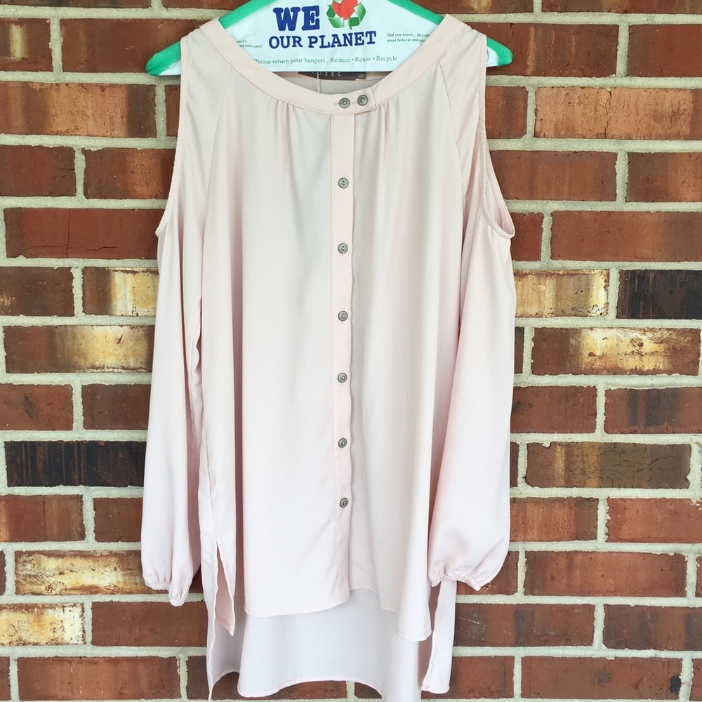 Button down, high low dress