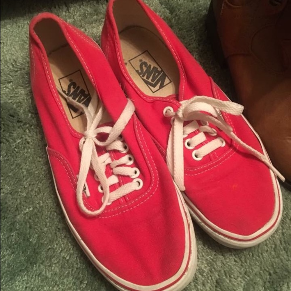 Red Vans