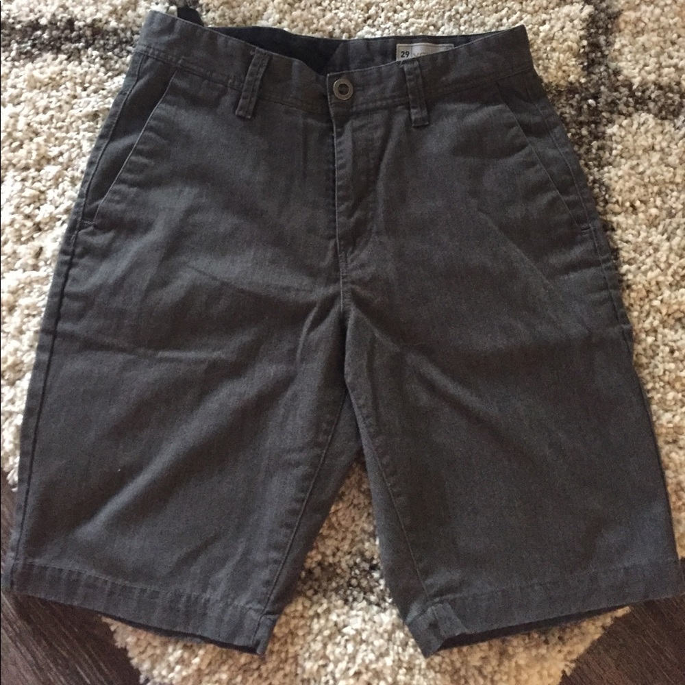 Men's Gray Volcom Shorts