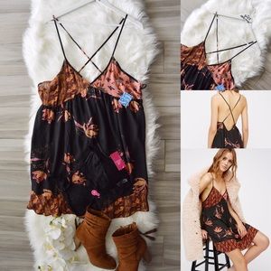 SOLD Free People " All Mixed Up" Slip dress