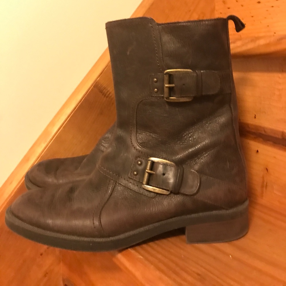 Enzo Angiolini Brown Leather Boots