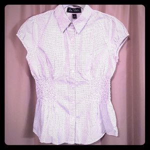 Polkadot, button-down shirt