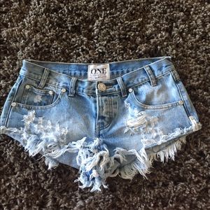 One Teaspoon Trash Whores Shorts