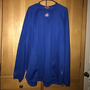 Used MLB warmup jersey blue size 2xl