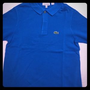 Lacoste Size 10 Blue Polo Shirt