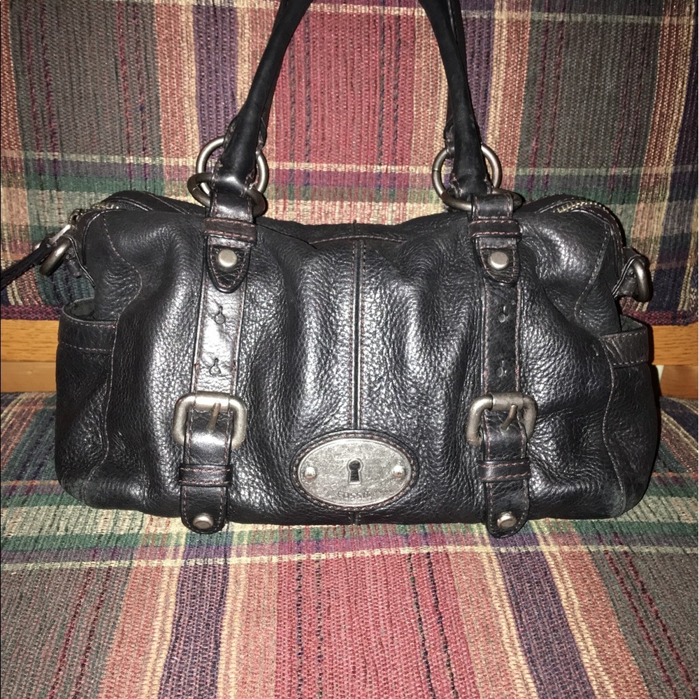 Fossil Pebble Leather Bag