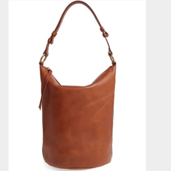 Madewell Handbags - Madewell Lisbon O Ring Bucket Hobo Transport Bag