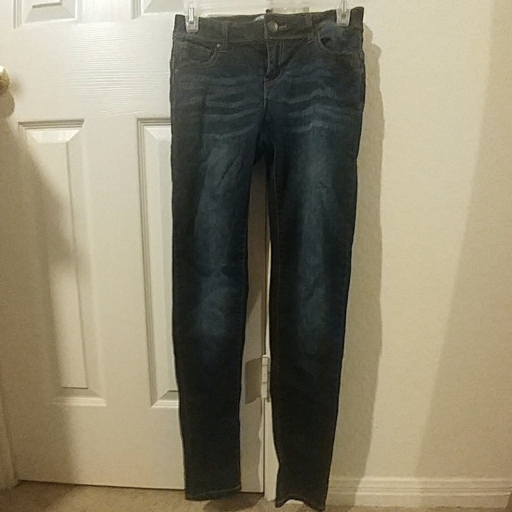 Dark blue skinny jeans