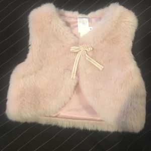 Satin lined Fur vest