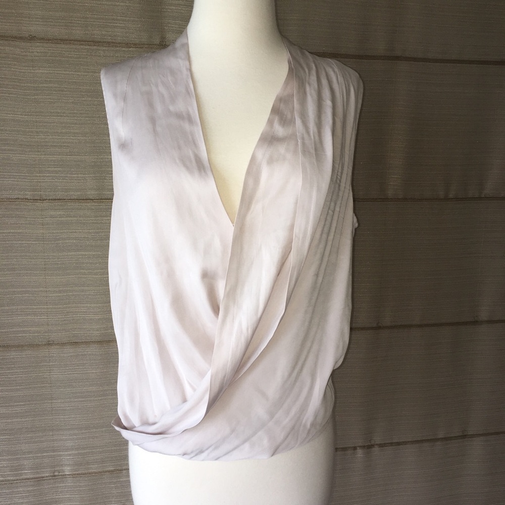 DVF silk low cut top