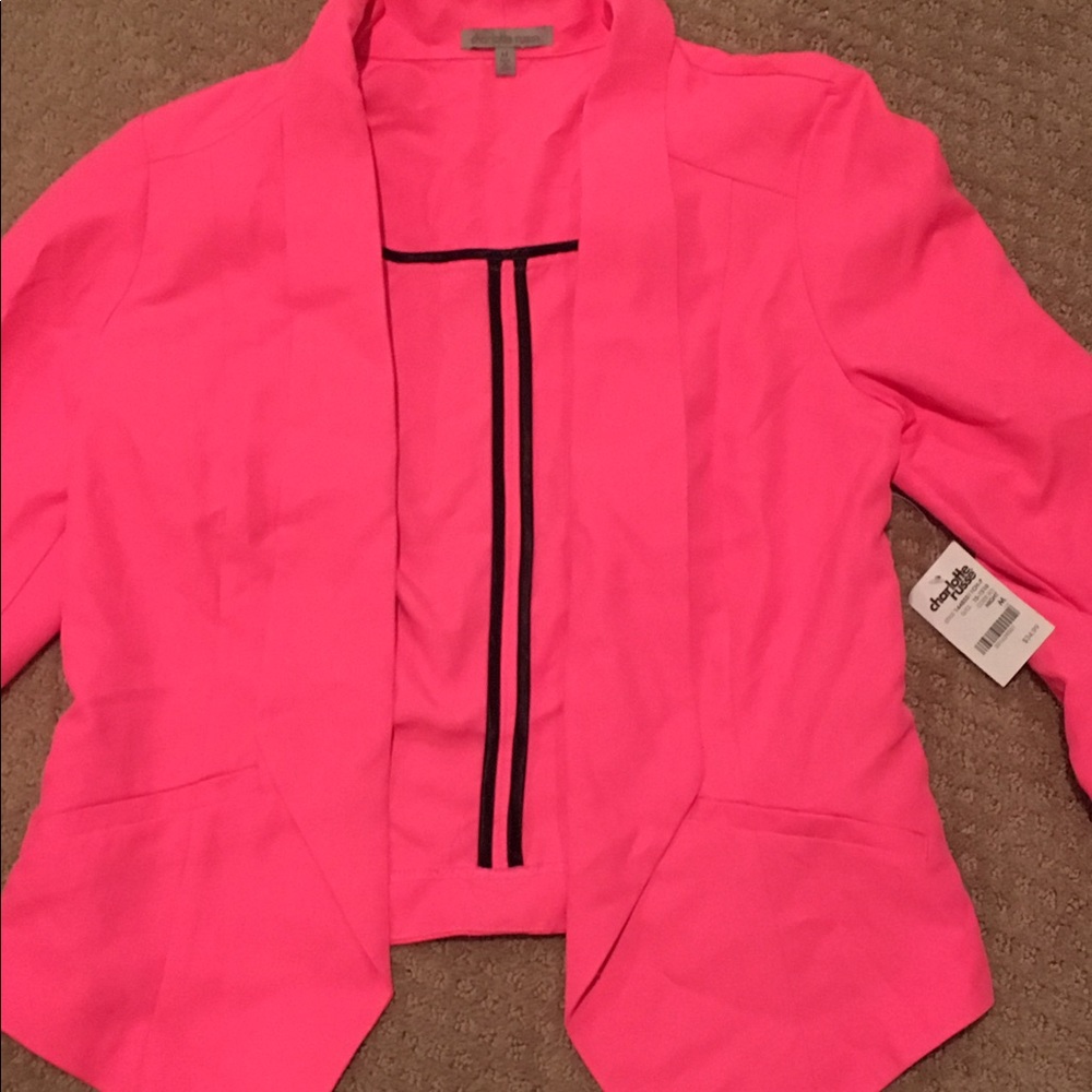 On Hold. Hot Pink Fitted Blazer!