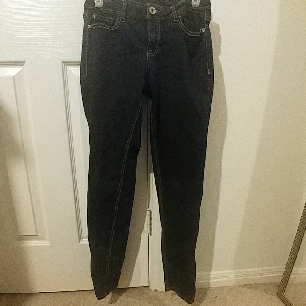 Dark blue skinny jeans