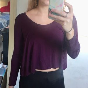 American Eagle Cropped long sleeve