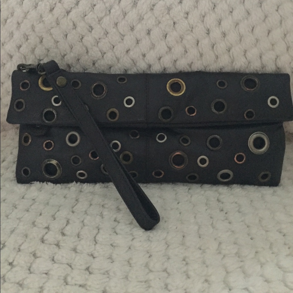 Nino Bossi leather wristlets / clutch  .
