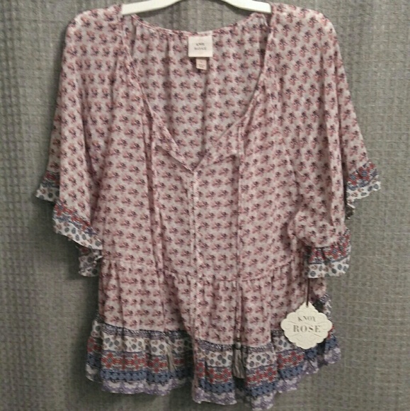 nwt / peasant top - Picture 2 of 2