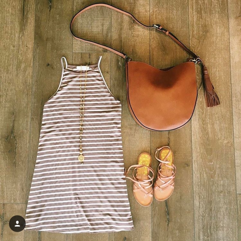 Xs high neck tank dress