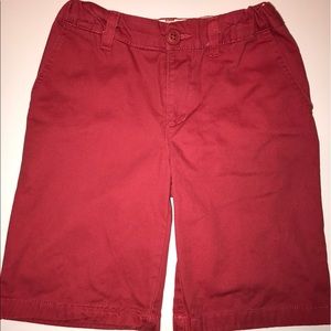 The Children's Place Boys Red Chino Shorts Size 7