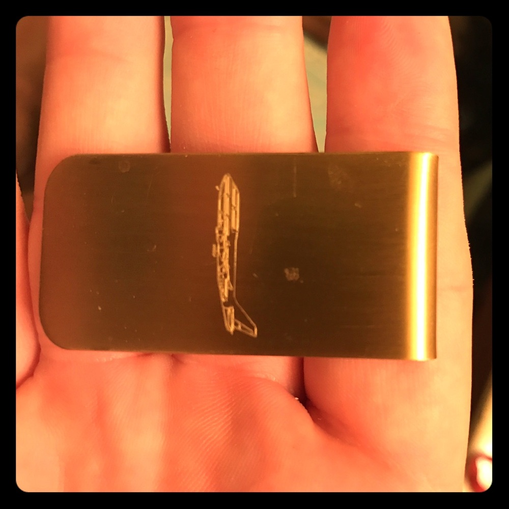 Airplane Money Clip