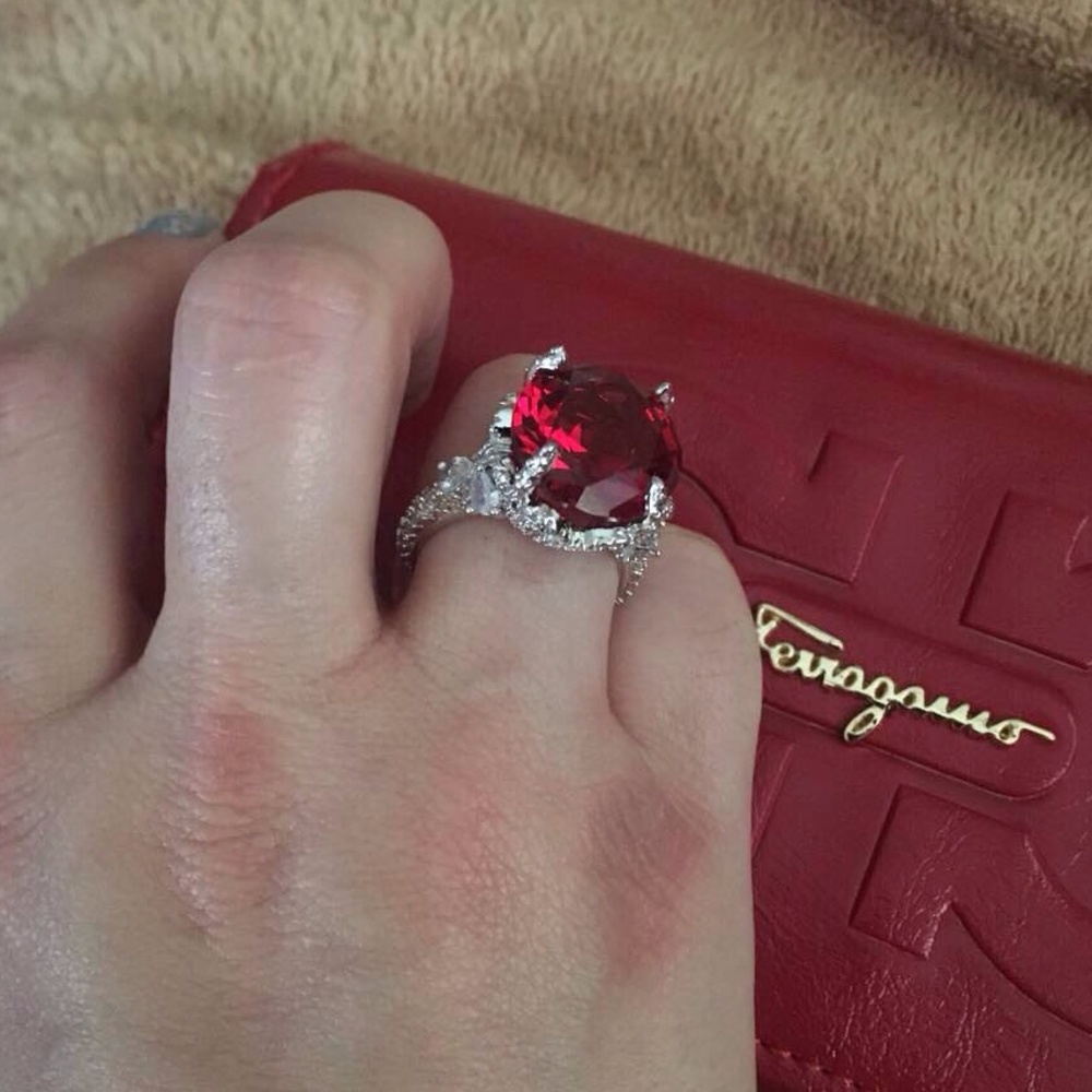 Very Unique Ruby Ring