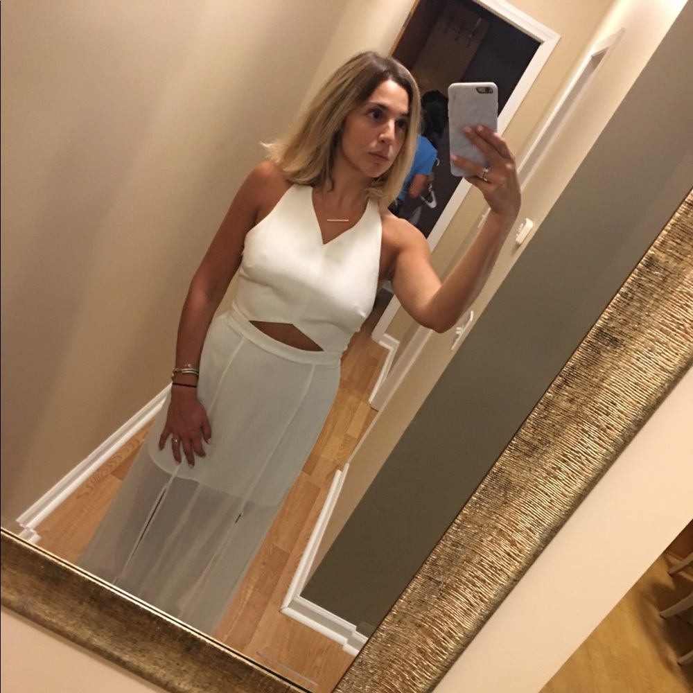 Bcbg mint green maxi dress