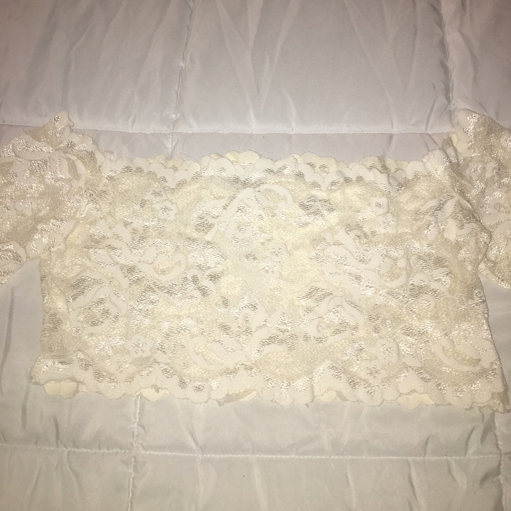 Victoria's Secret lace off the shoulder tank