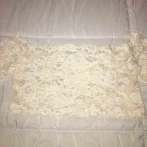 Victoria's Secret lace off the shoulder tank