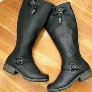SO Harness Black Riding Boots