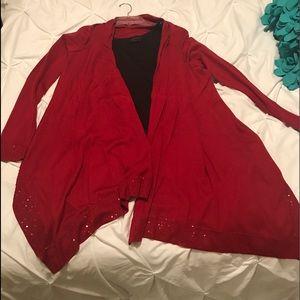 BCBG wrap top and tank