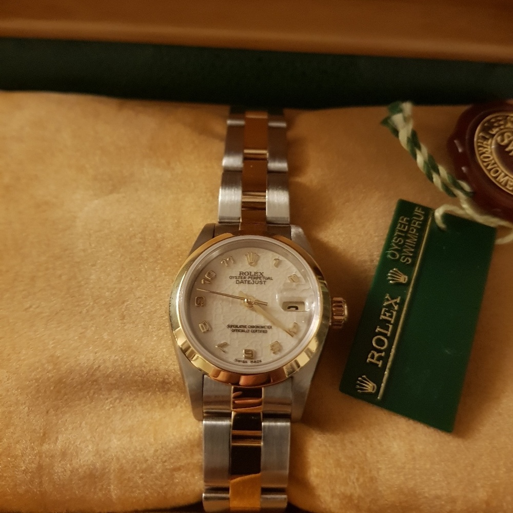 Rolex Datejust- Cream Jubilee Arabic Dial