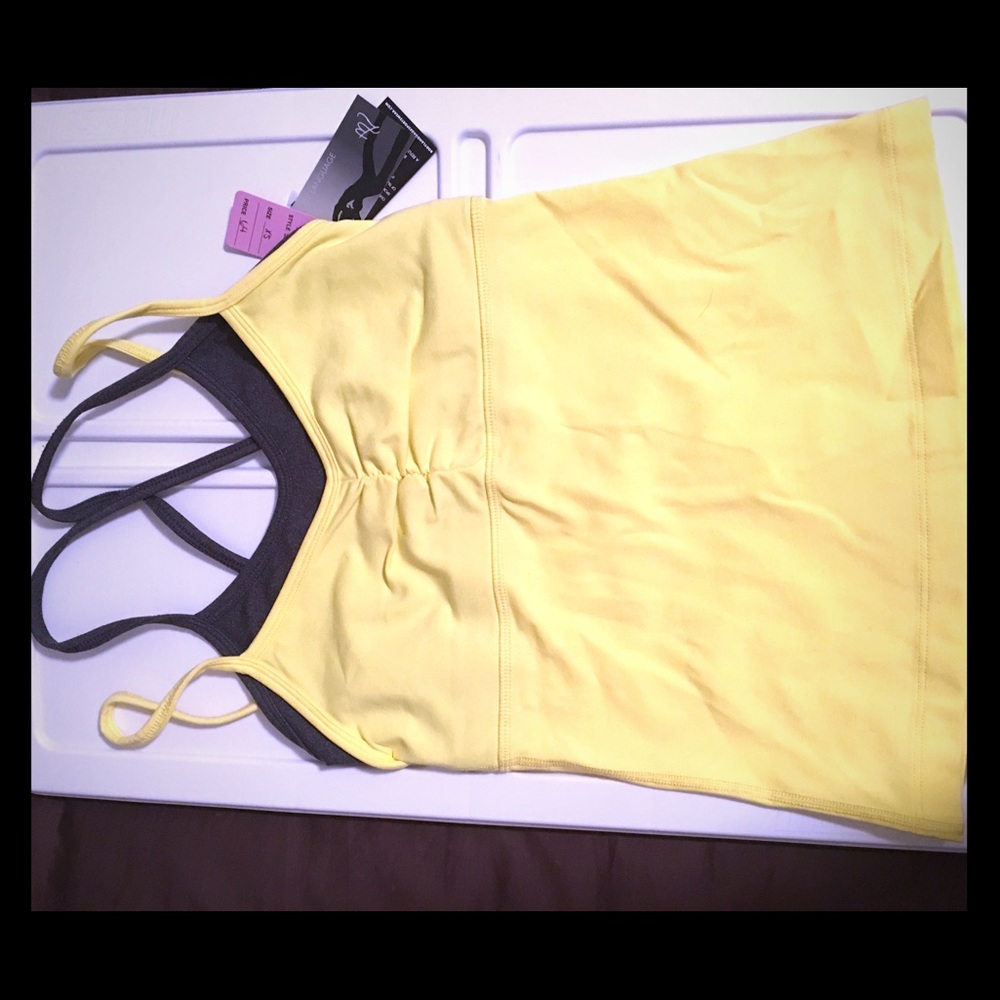 Workout Tank with Built In Bra by BodyLanguage