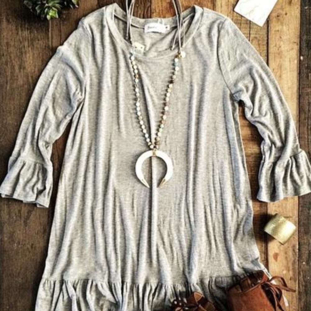 Bungalow123 boutique grey Laurent Top
